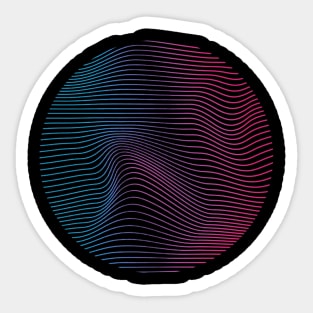 Retro Wave Sticker